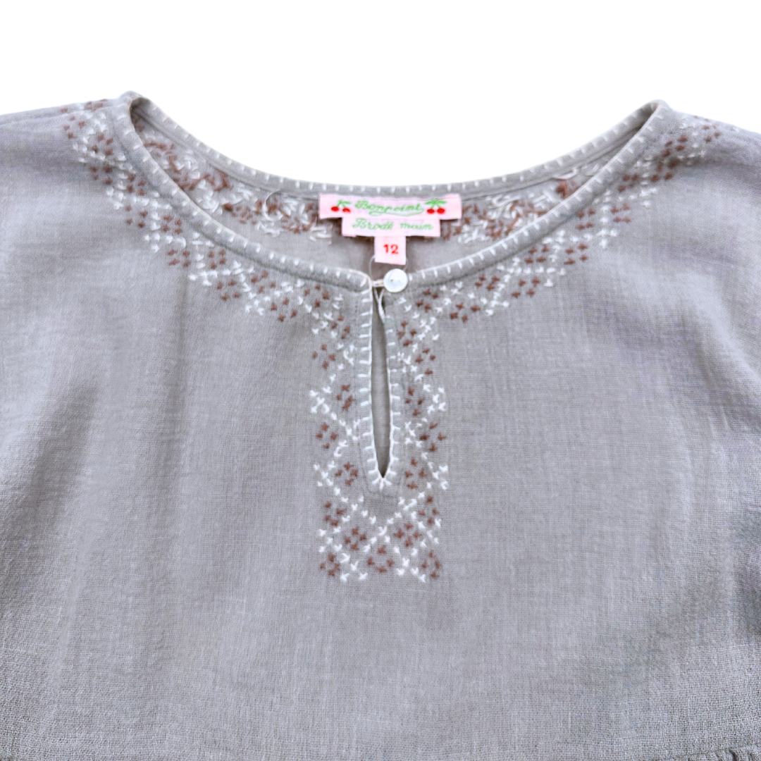 Grey Kids Dress - 12 years BONPOINT - Seconde Main Grey