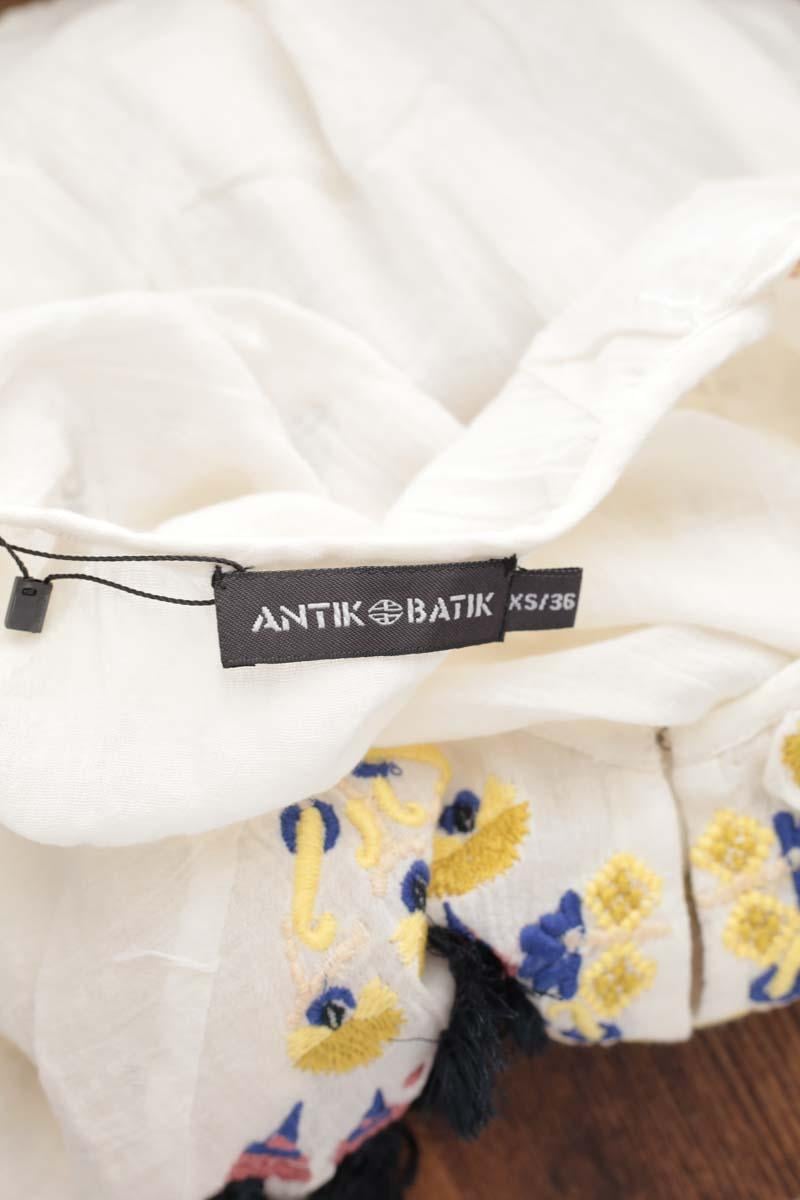 Cotton blouse ANTIK BATIK - Seconde Main White