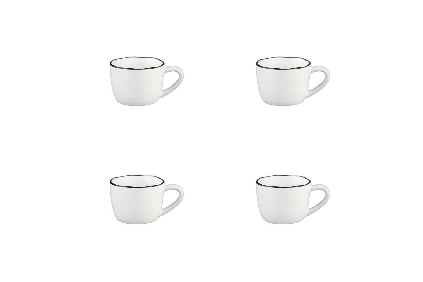 Pure 12cl Cup - Set of 4 - Snow White BJORN White