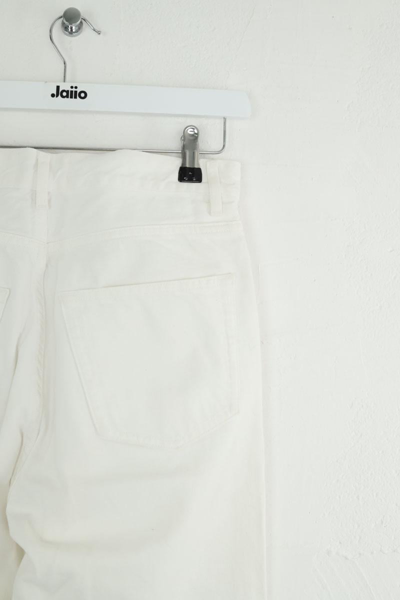 Cotton skinny jeans ROUJE - Seconde Main White