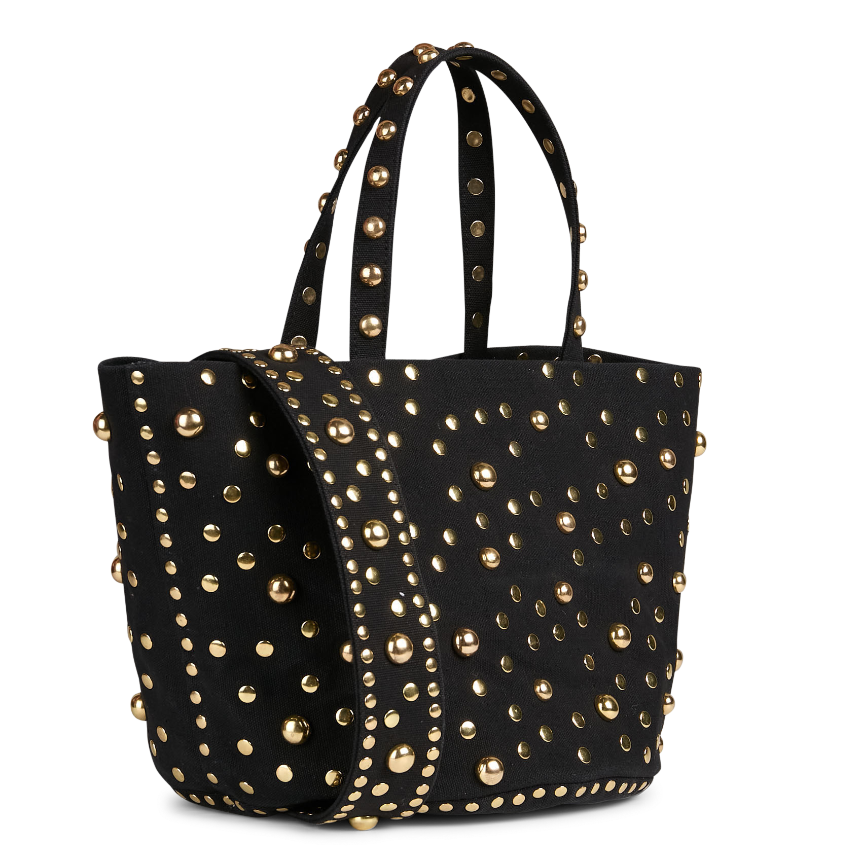 Schultertasche aus Baumwolle LAURENCE BRAS Schwarz