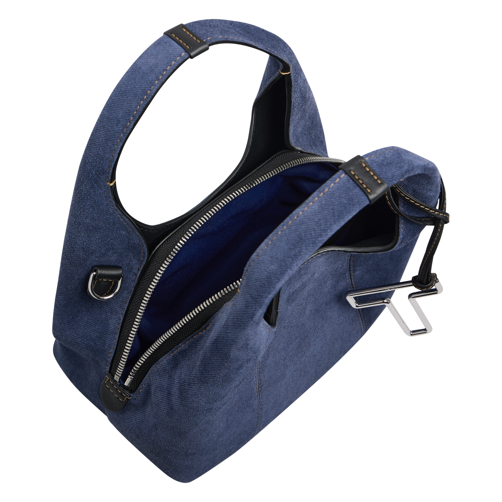 Sac à main en cuir LE TANNEUR Bleu