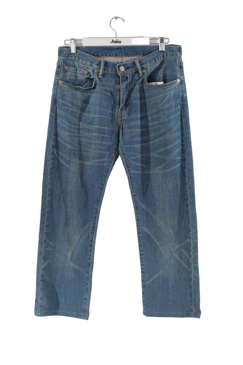 Cotton straight jeans LEVI'S - Seconde main Blue