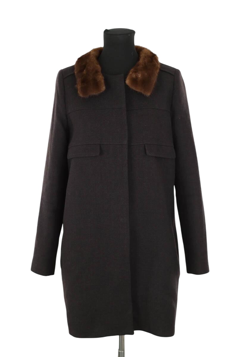 Crinkle dress TARA JARMON - Seconde Main Brown