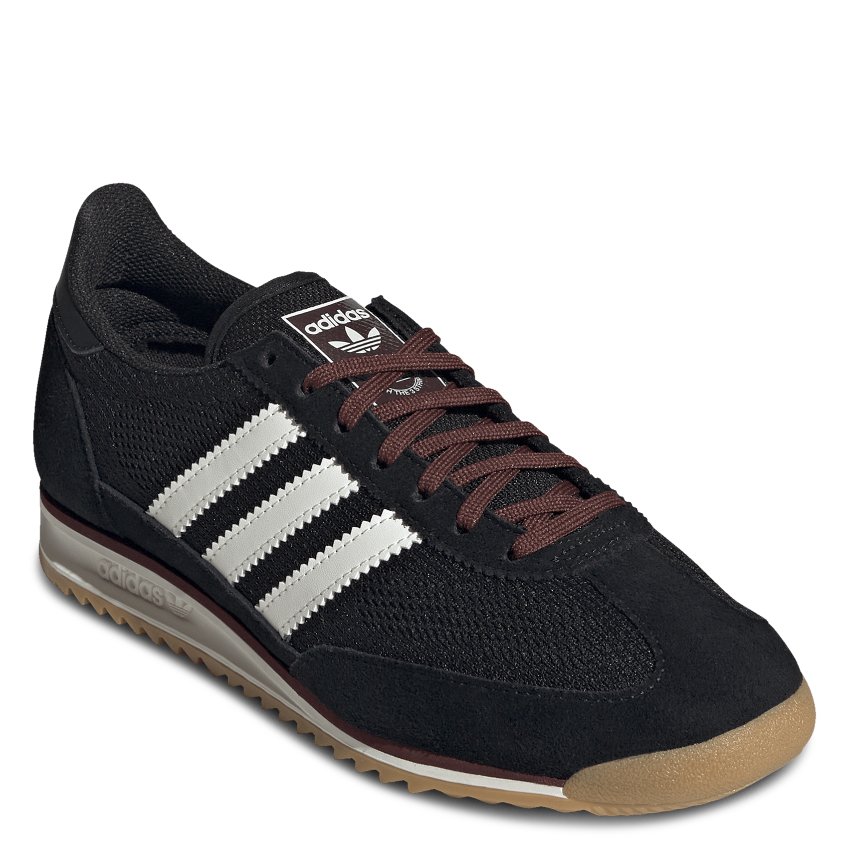 Flache Sneaker zum Schnüren ADIDAS Schwarz