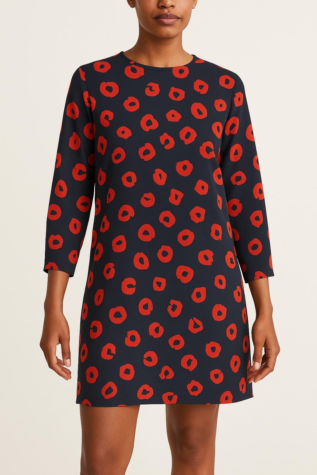 Midi dress TARA JARMON - Seconde Main Multicolored