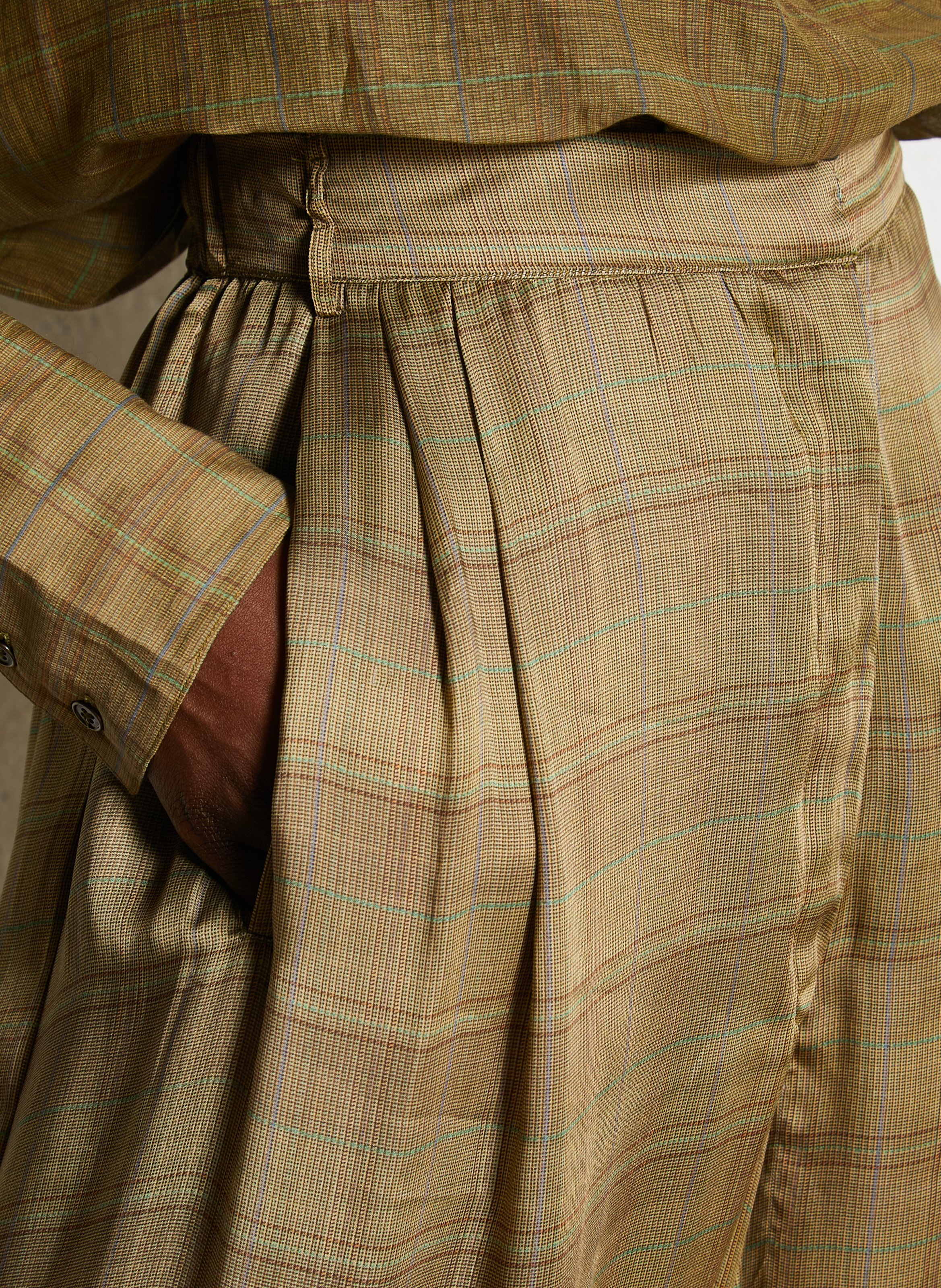 Pantalon large imprimé MES DEMOISELLES Kaki