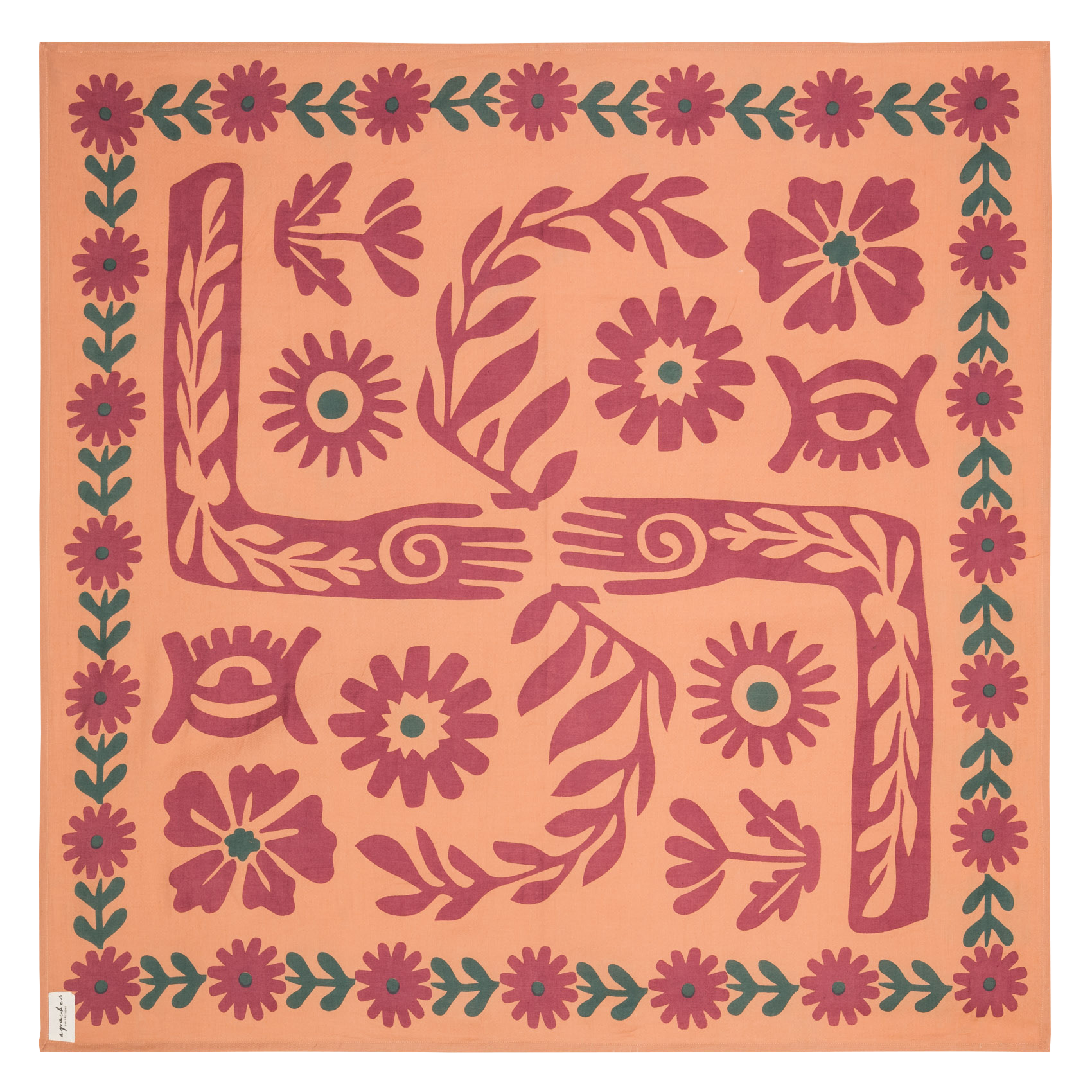 Foulard en coton APACHES COLLECTIONS Orange