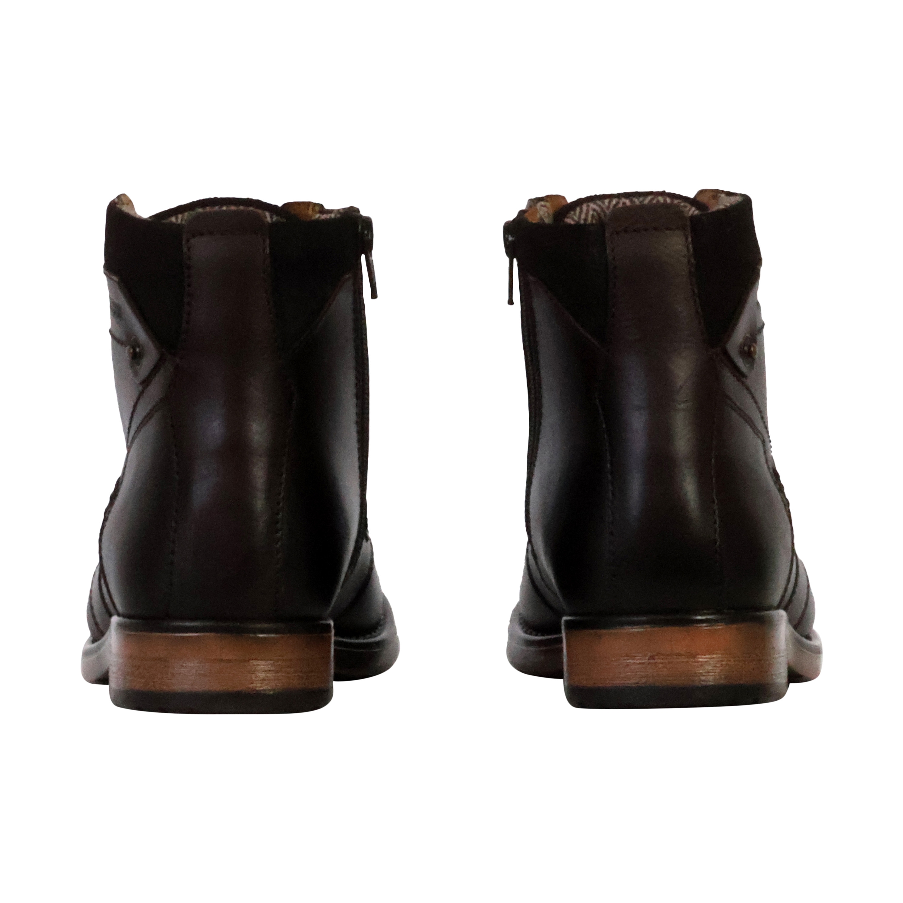 Leather ankle boot REDSKINS Brown