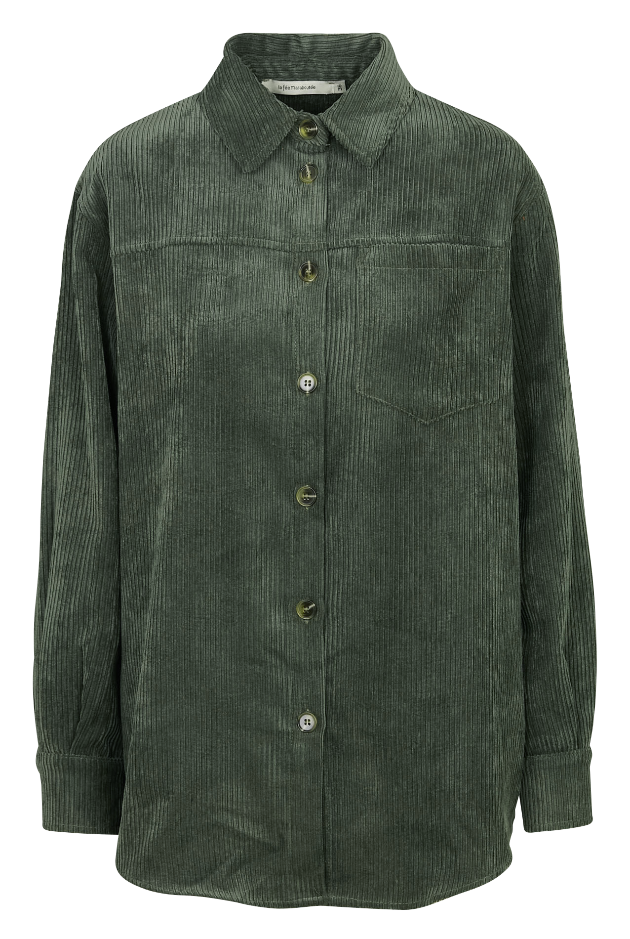 Chemise col classique  LA FEE MARABOUTEE Vert