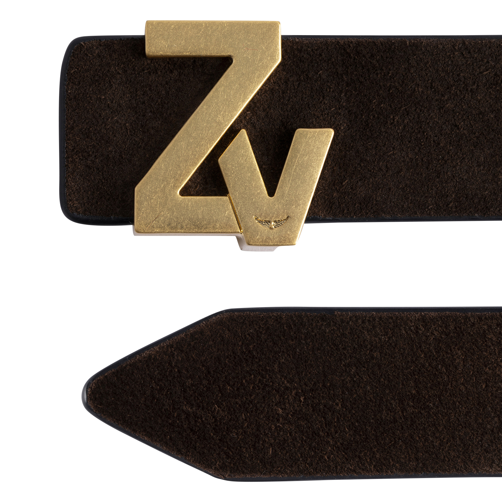 Ceinture en cuir ZADIG&amp;VOLTAIRE Marron