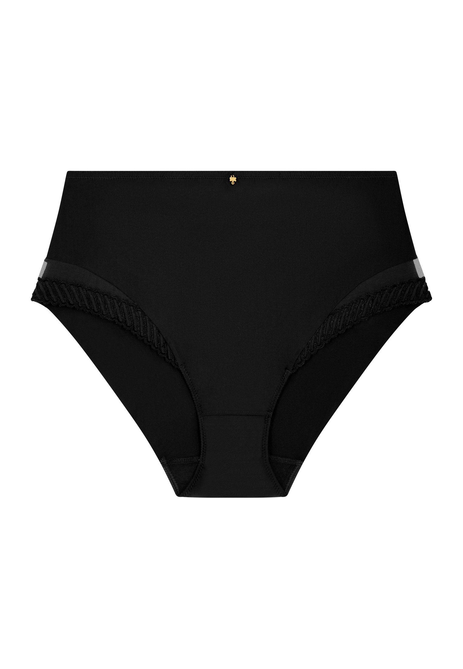 High-waisted lace panties AUBADE Black