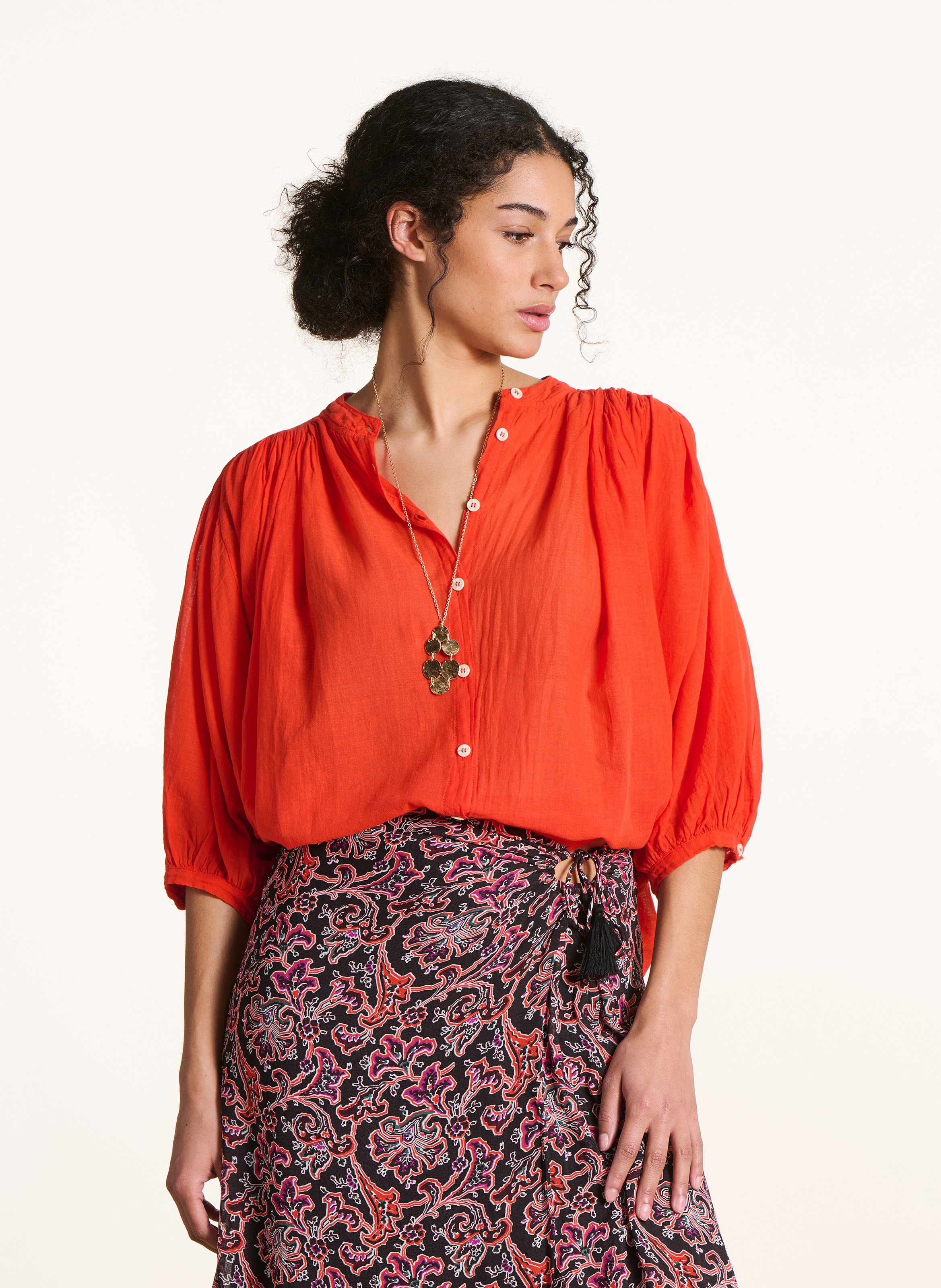 Capri plain oversized shirt LA FEE MARABOUTEE