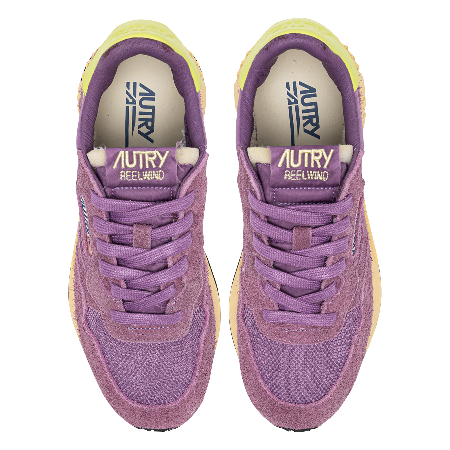 Baskets basses bi-matière AUTRY Violet