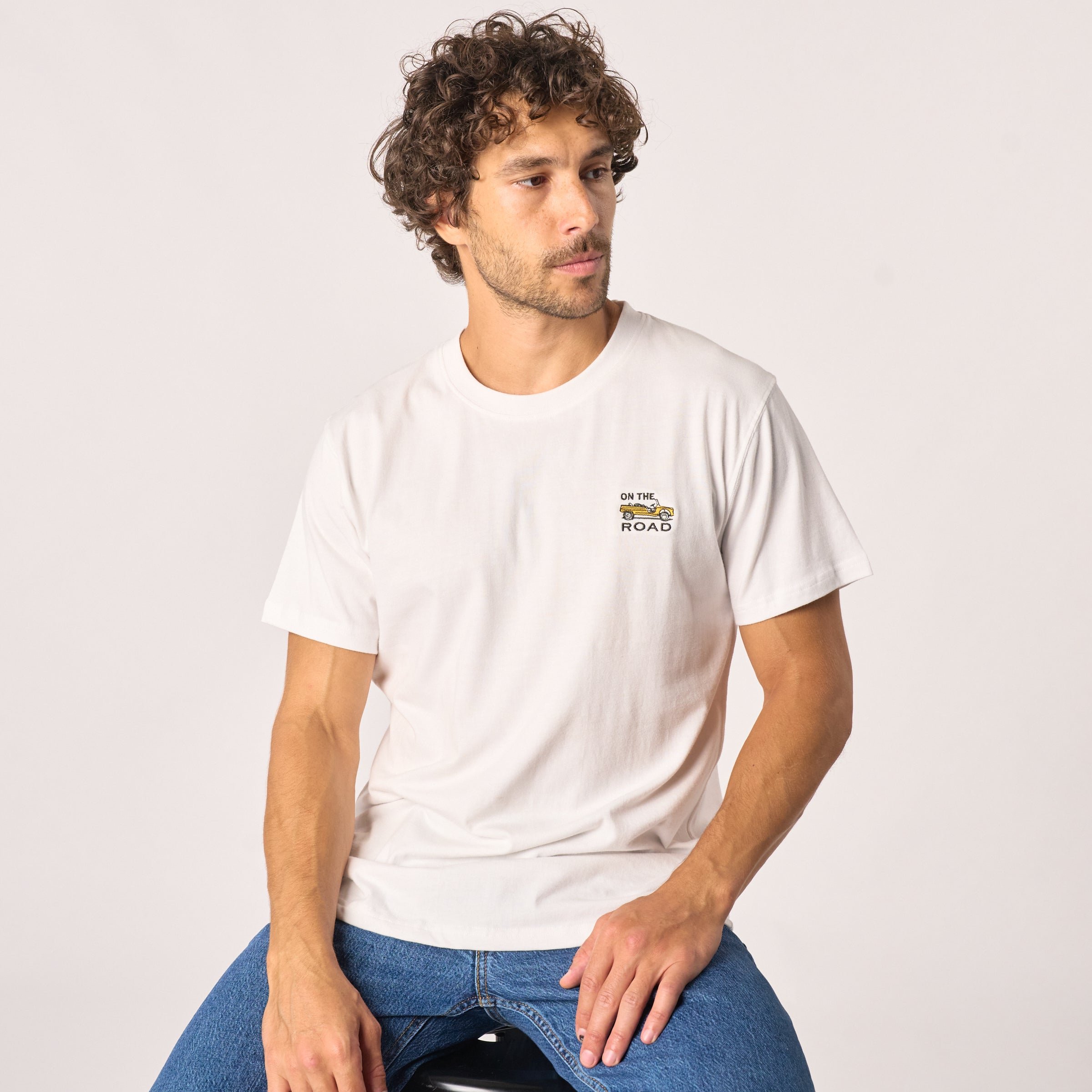 Organic cotton roadtrip T-shirt White