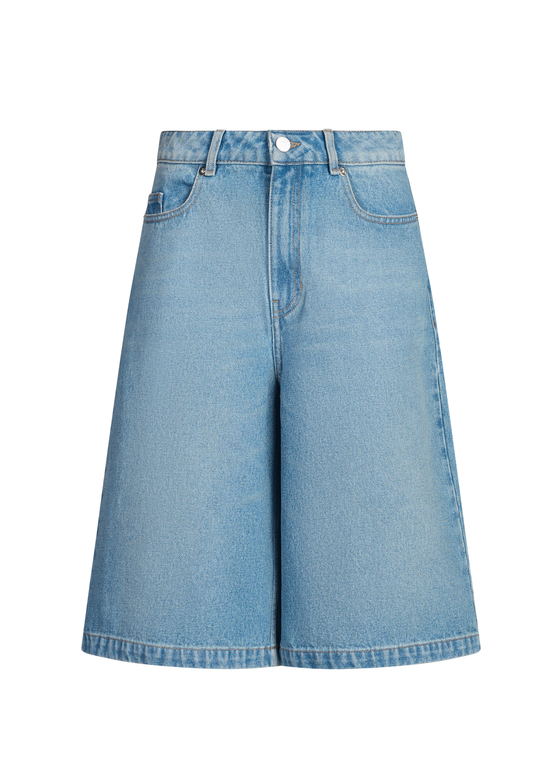 Oversized bermuda van katoen SAISON 1865 Blauw