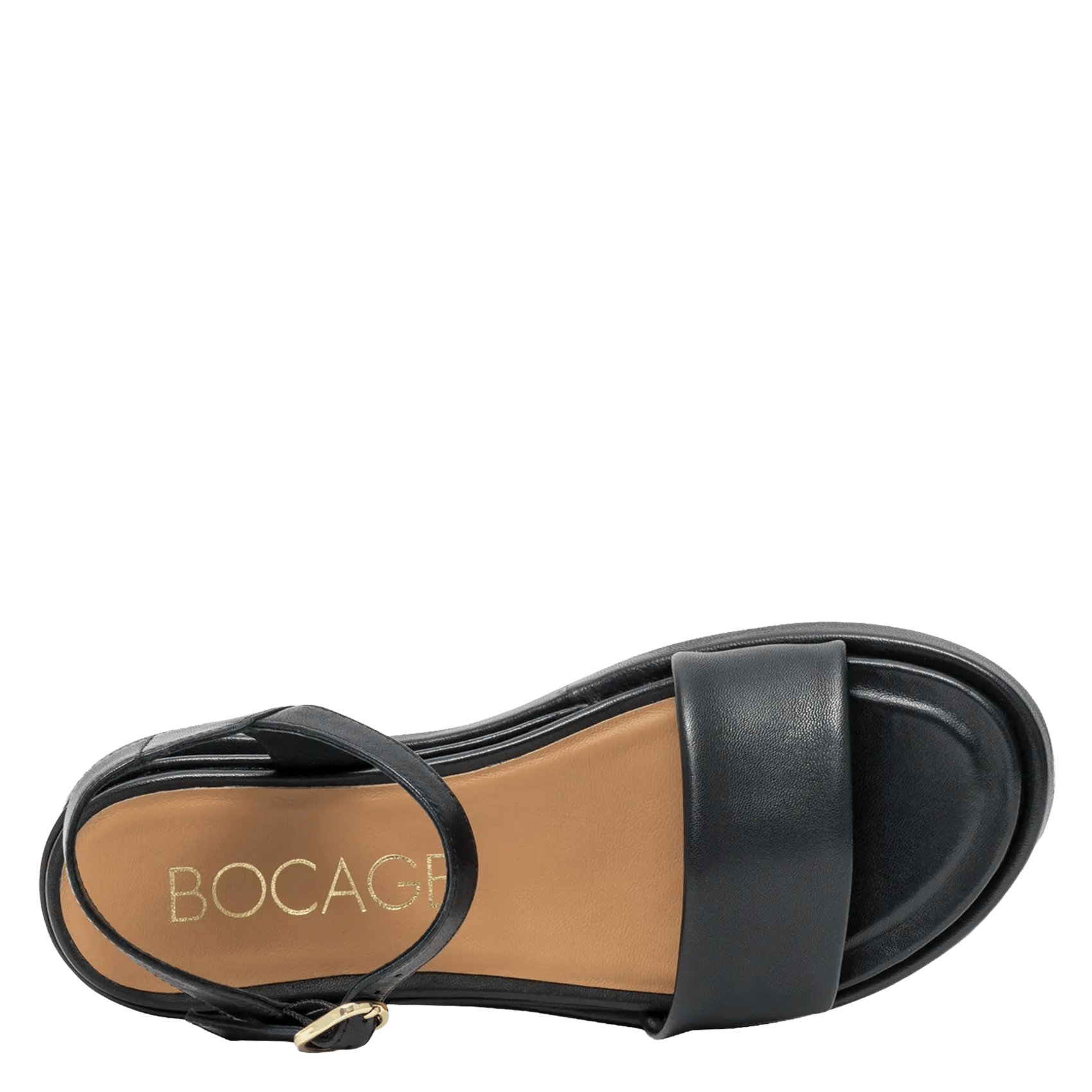 Espadrilles aus Wildleder mit Keilabsatz BOCAGE Schwarz