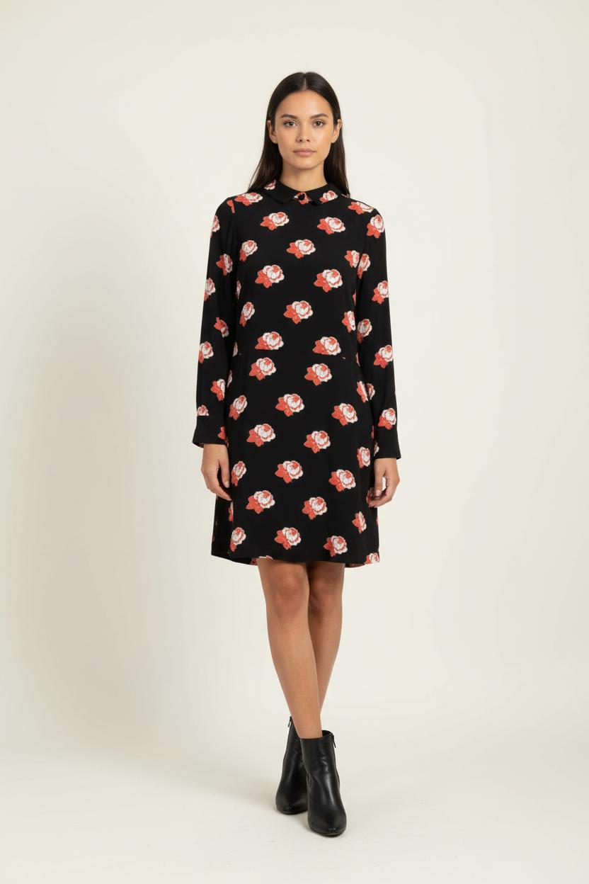 Robe courte & midi GANNI - Seconde Main Noir