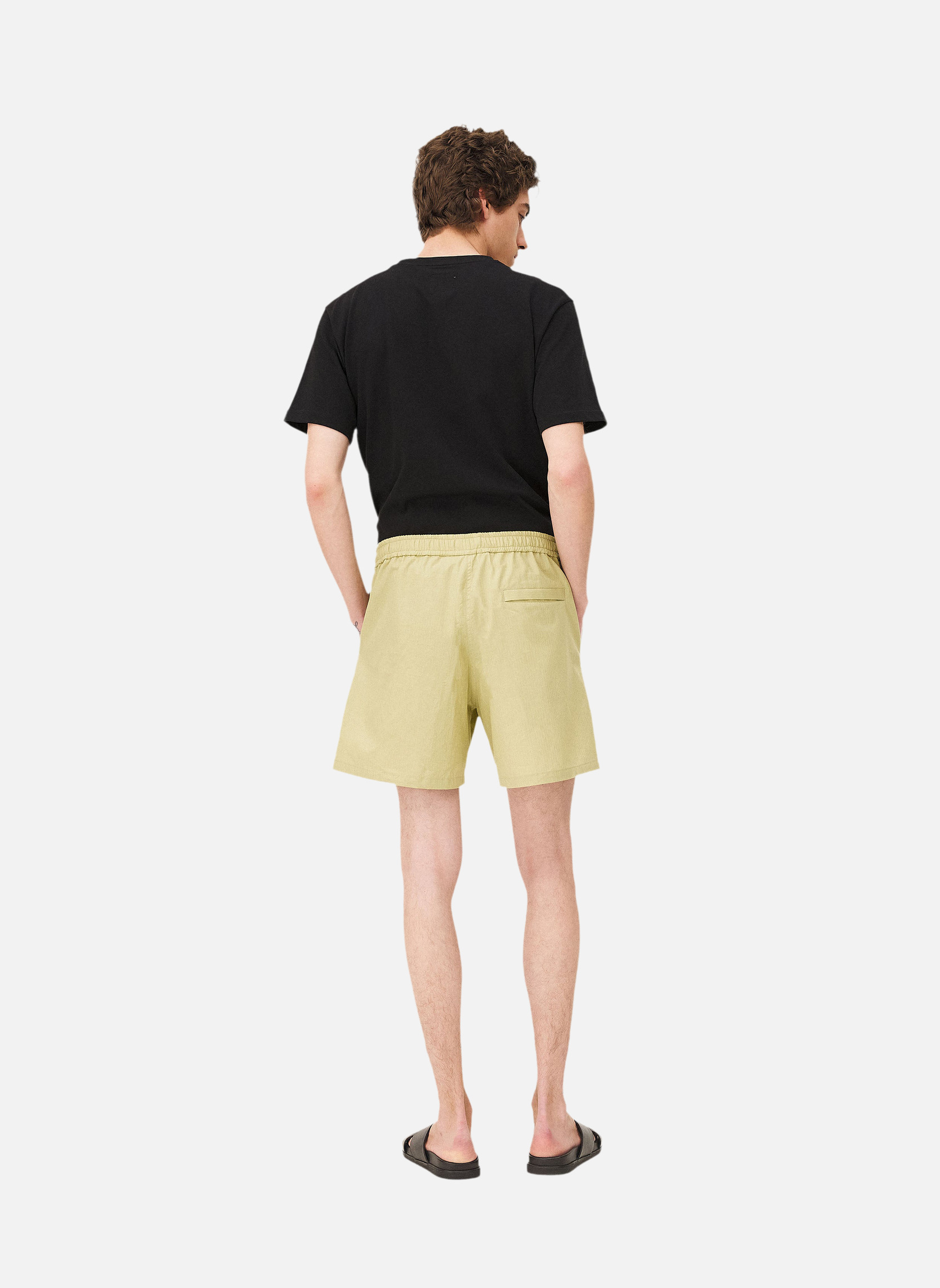 Elasticated shorts in pistachio Malibu Noyoco Green