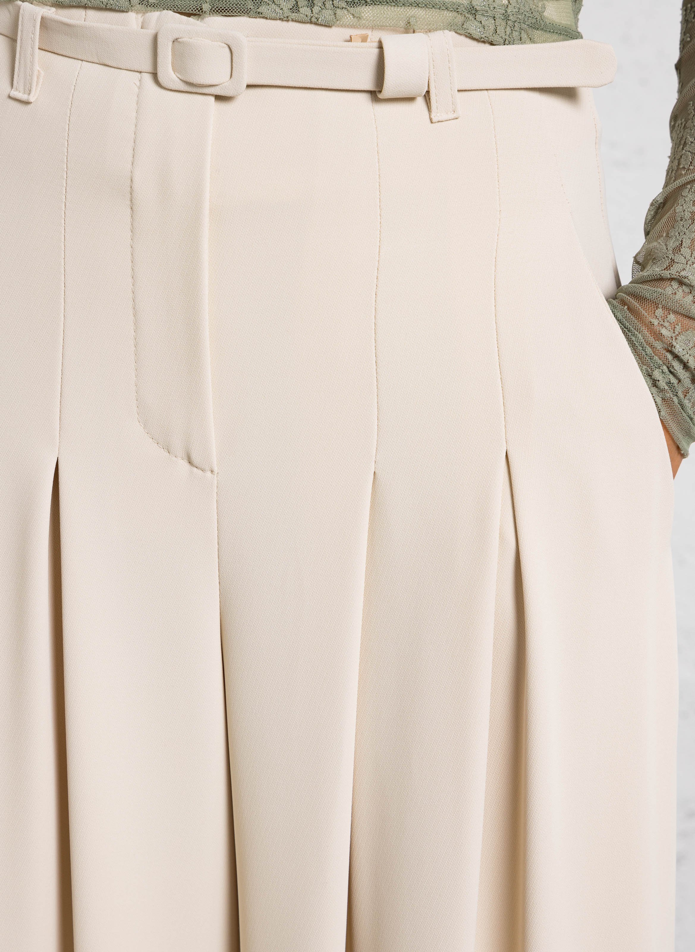 Wide-leg pants IMPERIAL Beige