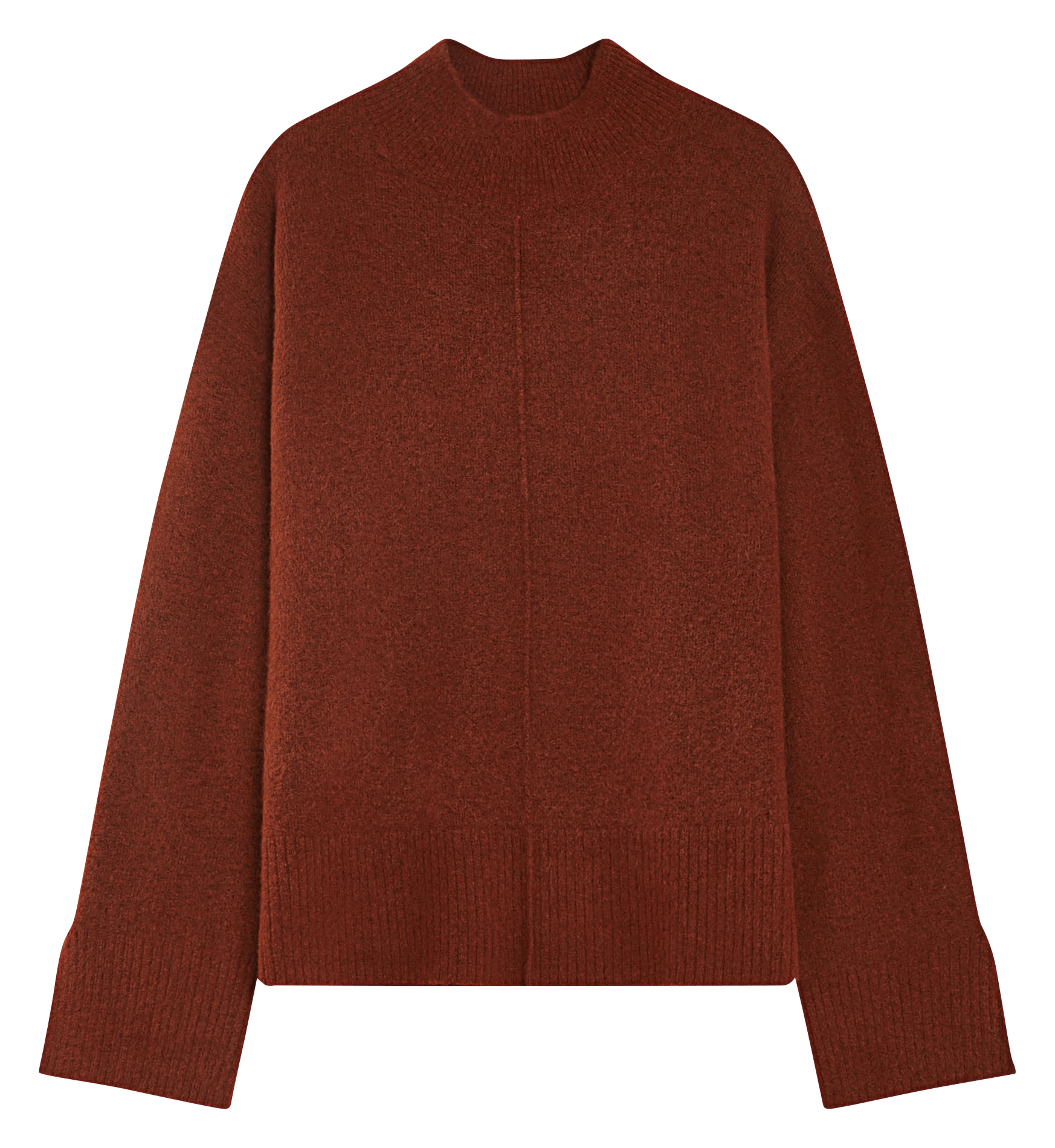 Pull col rond  GRACE ET MILA Orange