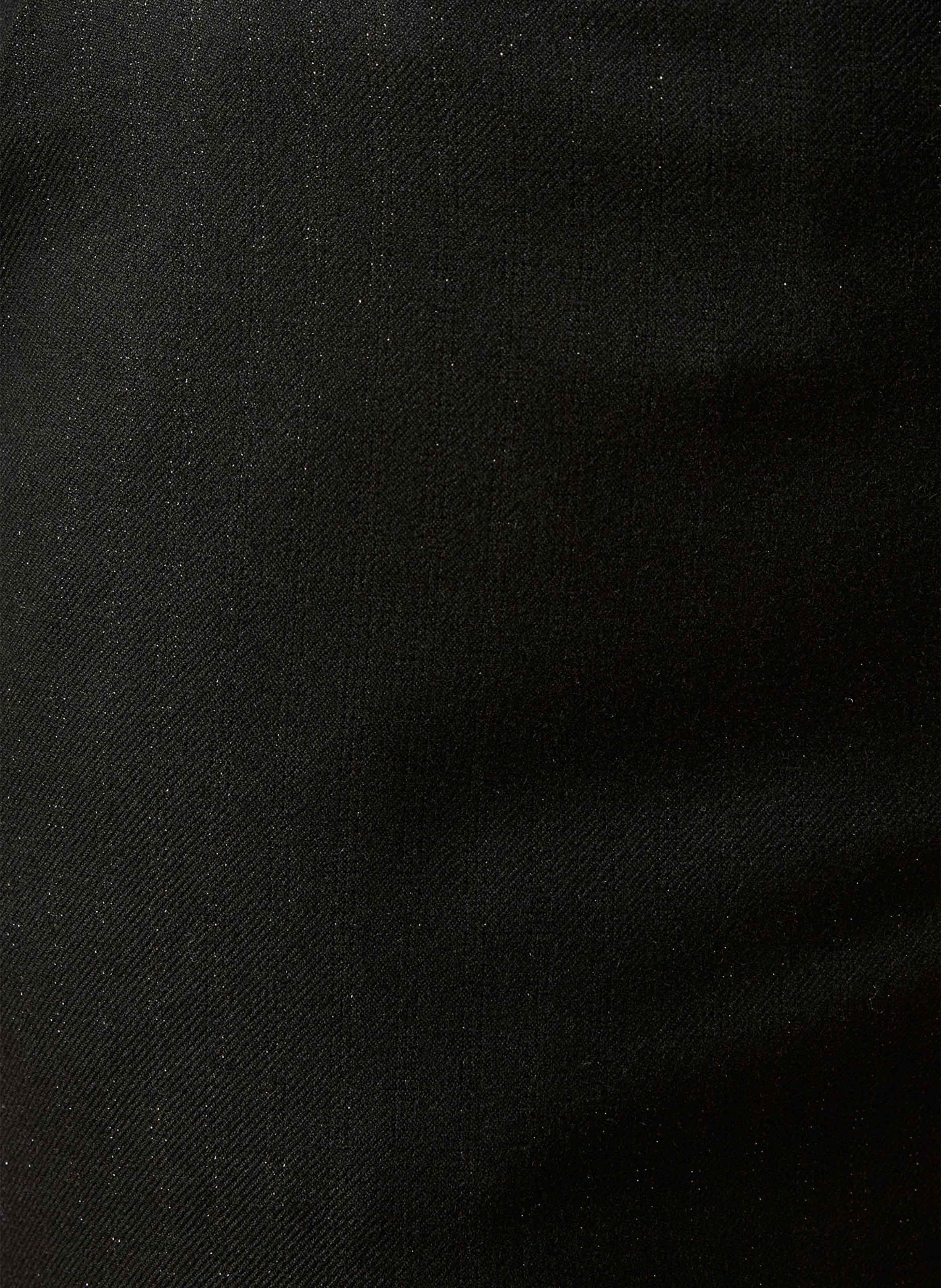 Wijde broek met glinsterende strepen LA FEE MARABOUTEE Zwart