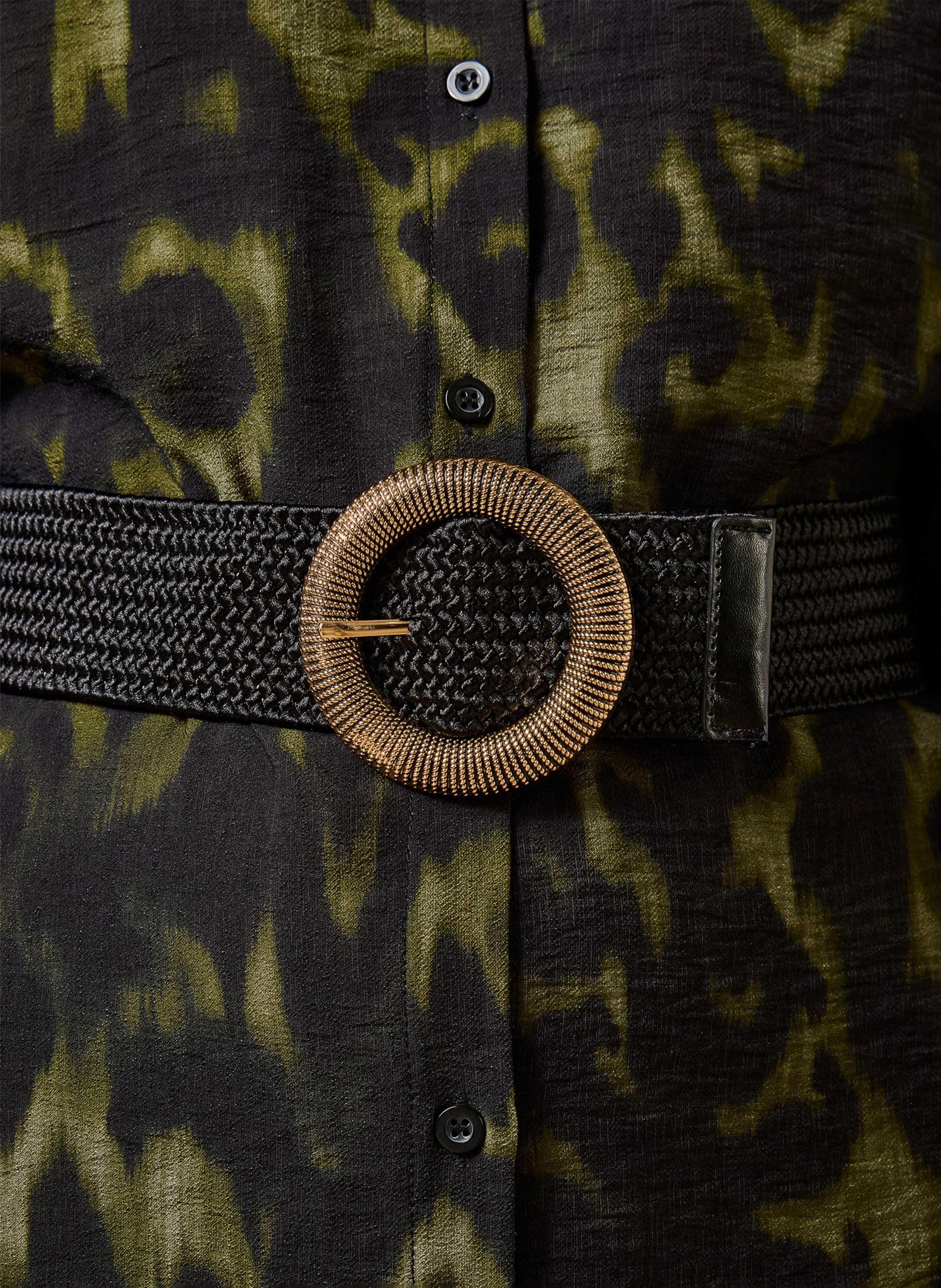 Braided belt LA FEE MARABOUTEE Black