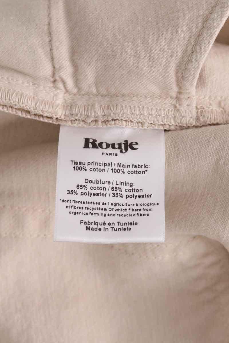 Straight jeans ROUJE - Seconde Main Beige
