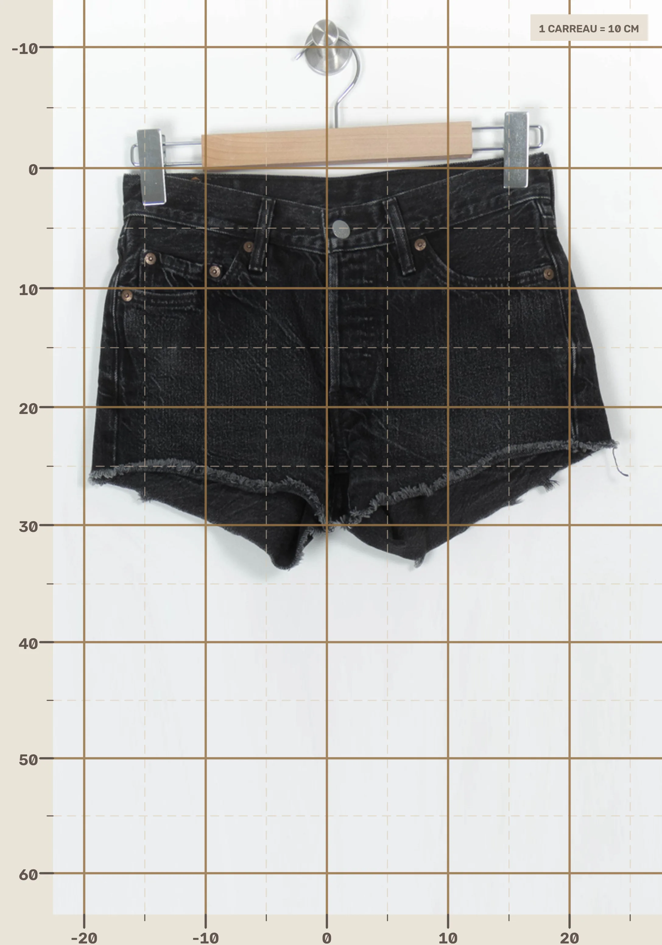 Shorts LEVI'S - Seconde main Black