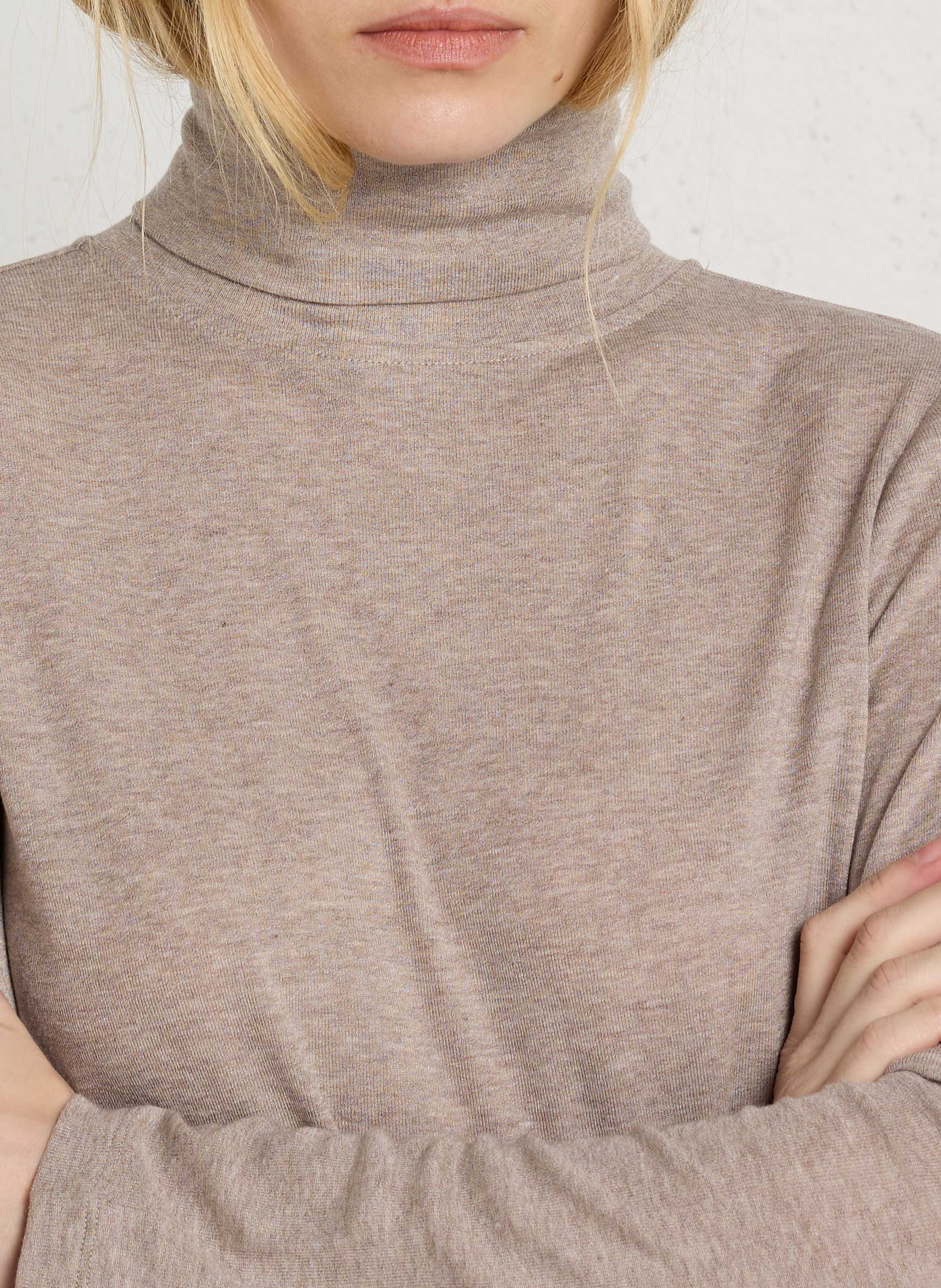 Long-sleeved roll-neck MAISON 123 Grey