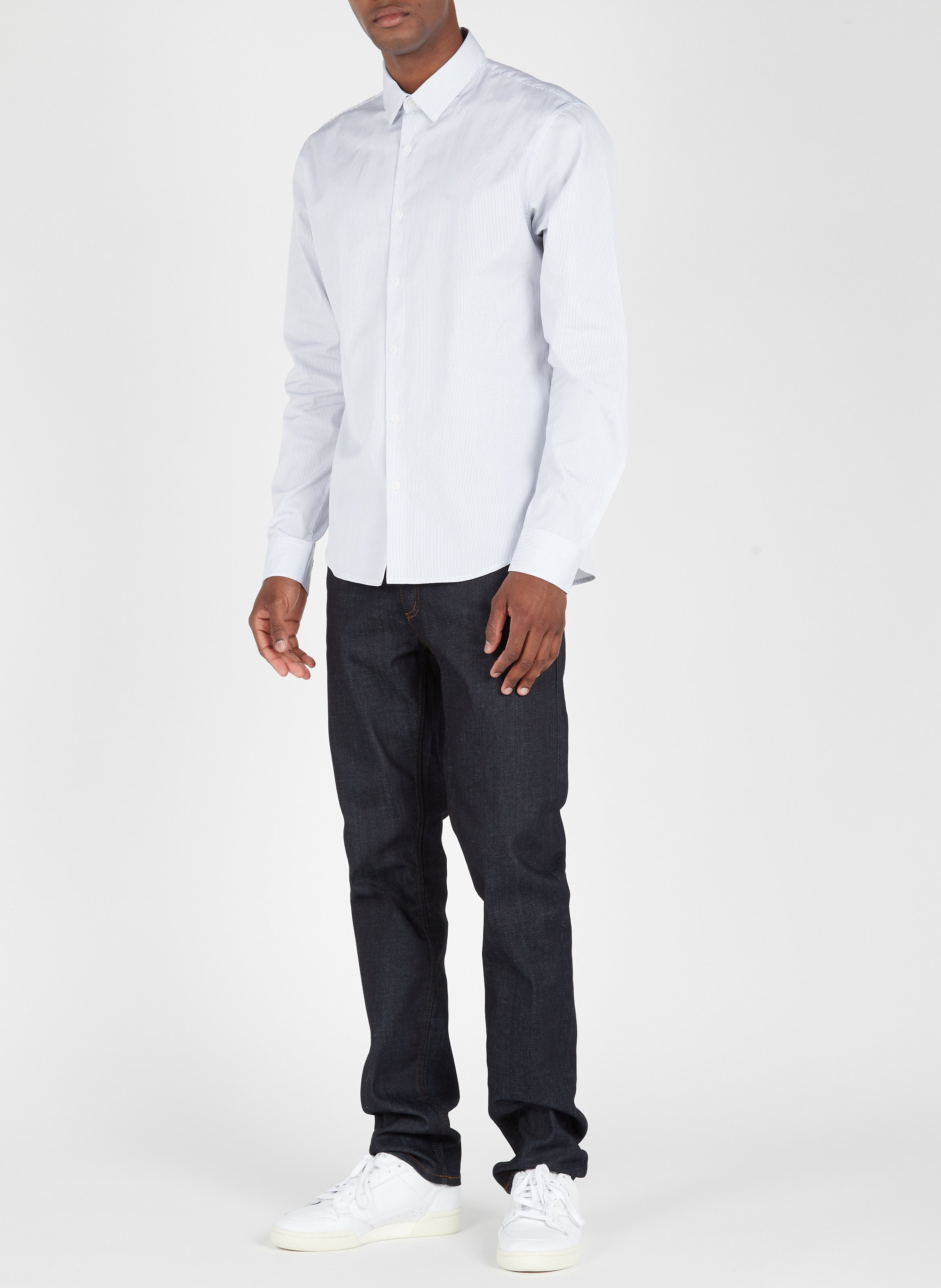 Jean slim en coton mélangé SANDRO Bleu