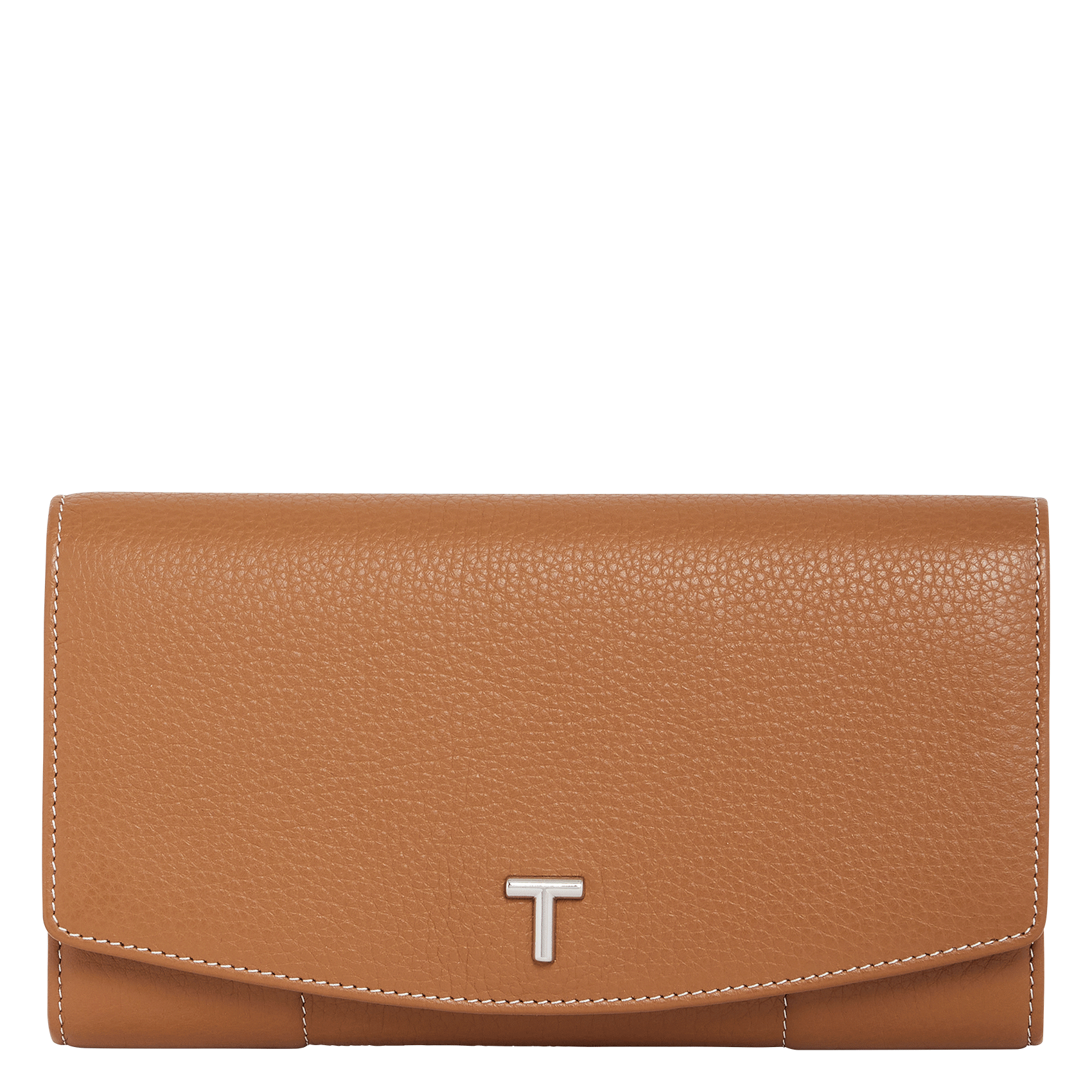 Grand portefeuille en cuir grainé  LE TANNEUR Marron