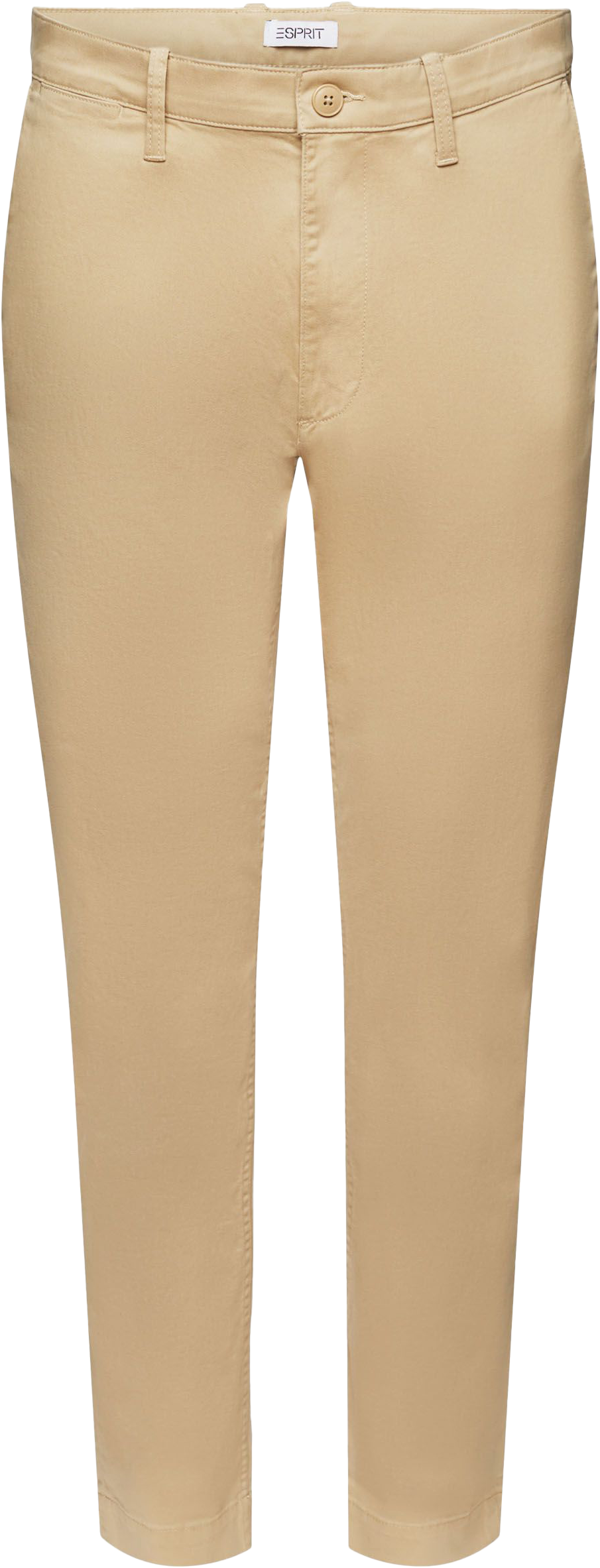 Striped tapered chinos ESPRIT Beige