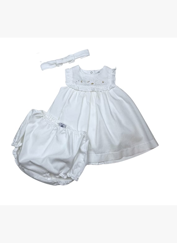 Robe blanche petit bateau hotsell