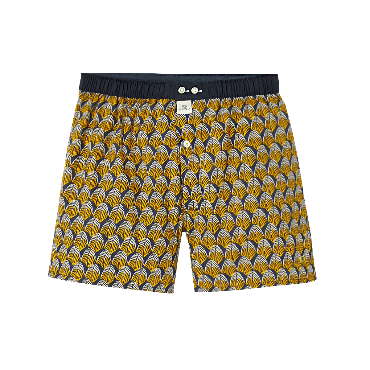 Organic cotton boxer shorts BILLYBELT Yellow