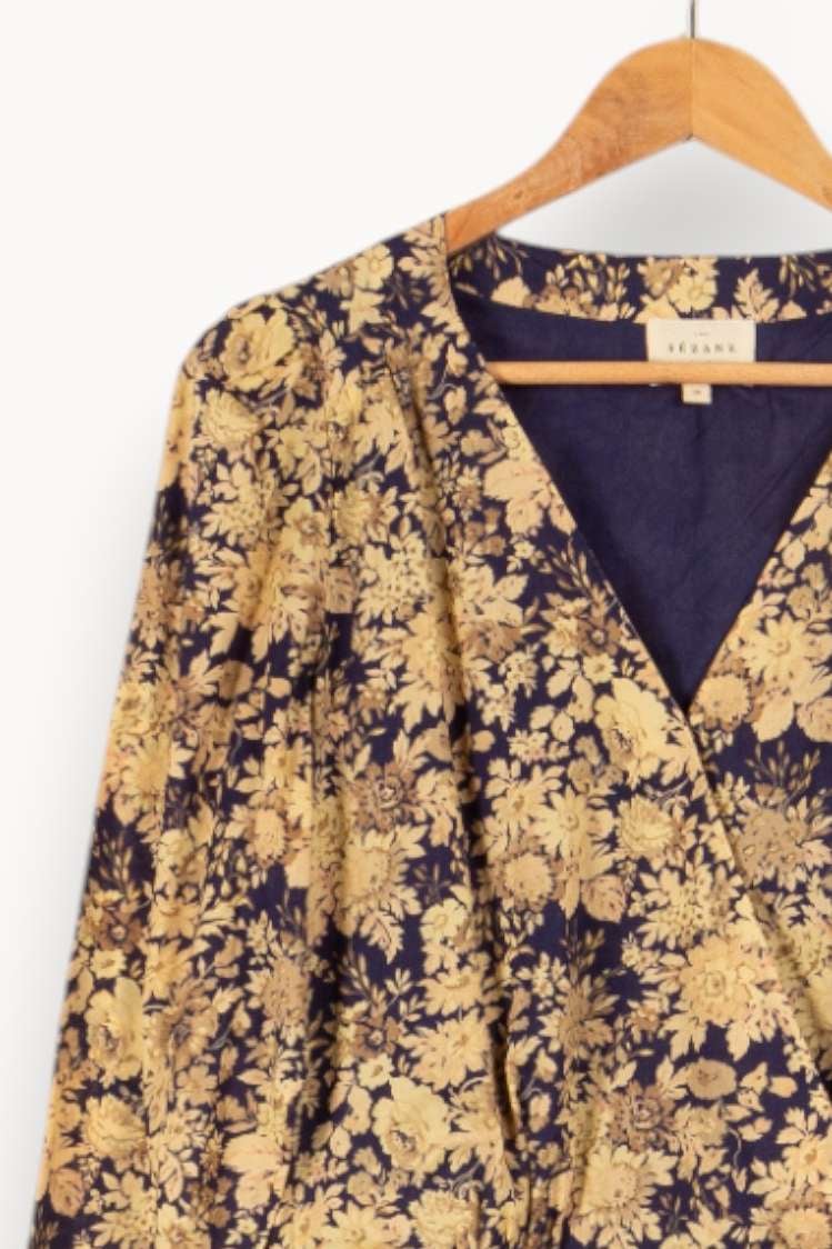 Cotton dress SEZANE - Seconde main Beige