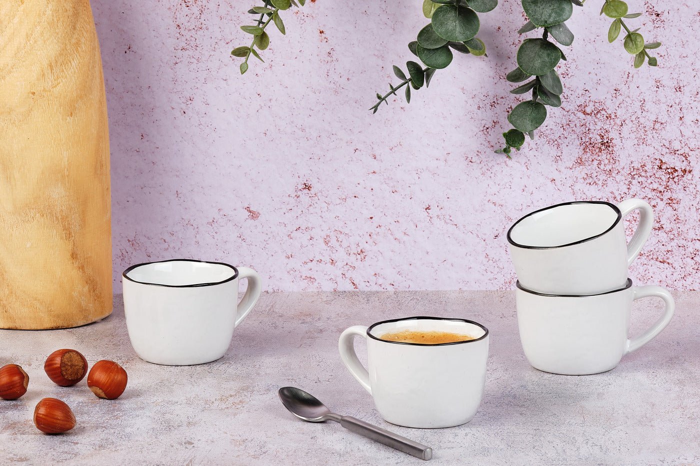 Pure 12cl Cup - Set of 4 - Snow White BJORN White