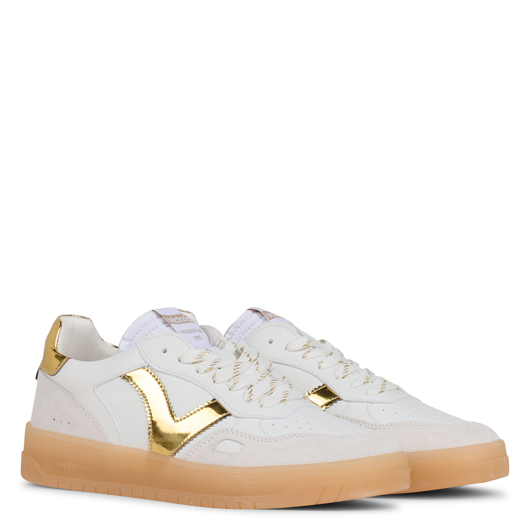 Baskets basses  VICTORIA Doré