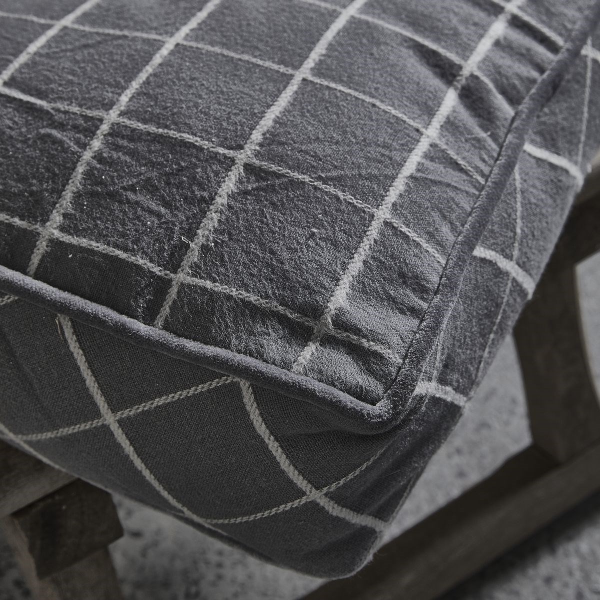 Cotton floor cushion TODAY LINGE DE MAISON Grey
