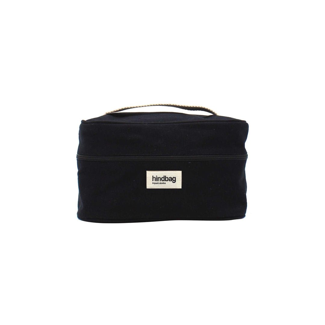 Cotton toiletry bag HINDBAG Black