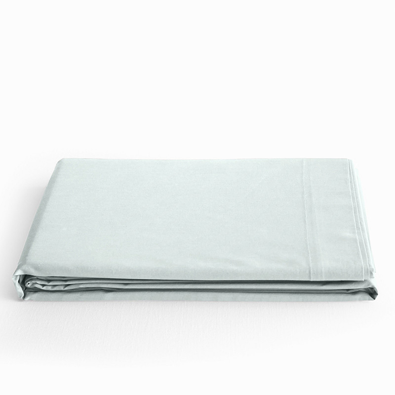 Flat sheet "premium" for single & double beds COTON PUR Green