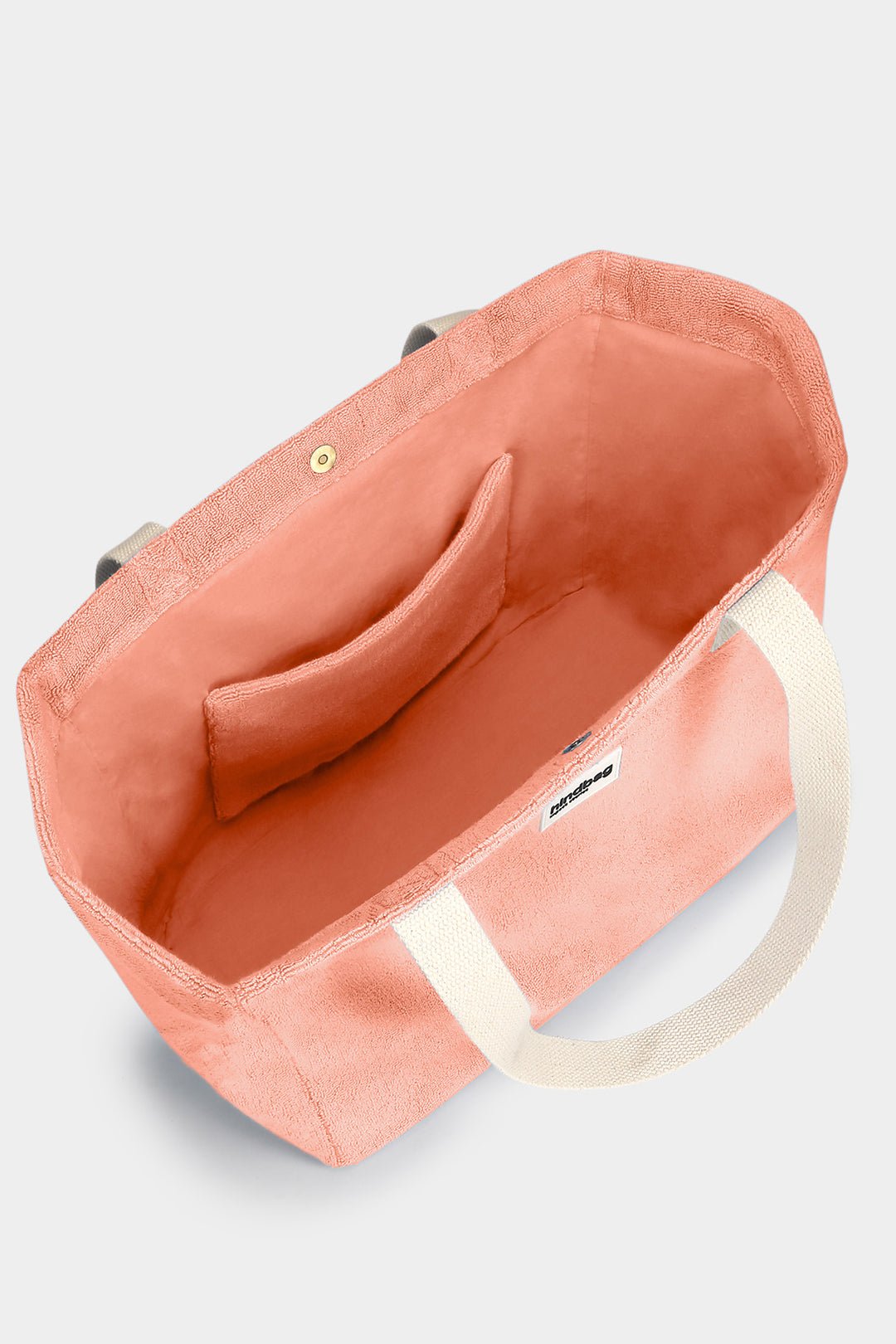Cabas claude éponge rose corail HINDBAG Rose