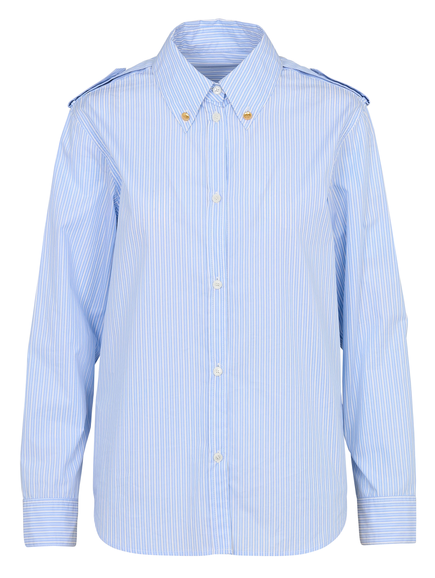 Colonel - Einfarbiges Hemd LAURENCE BRAS Blau