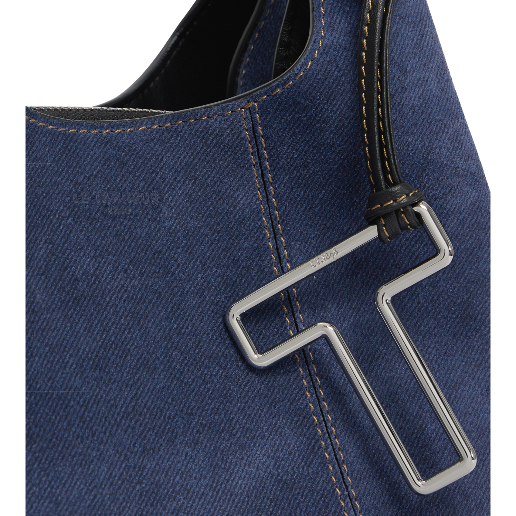 Sac à main en cuir LE TANNEUR Bleu