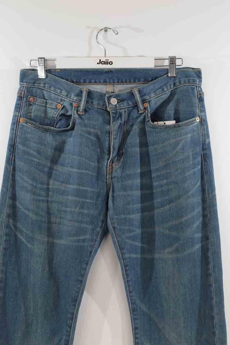 Cotton straight jeans LEVI'S - Seconde main Blue