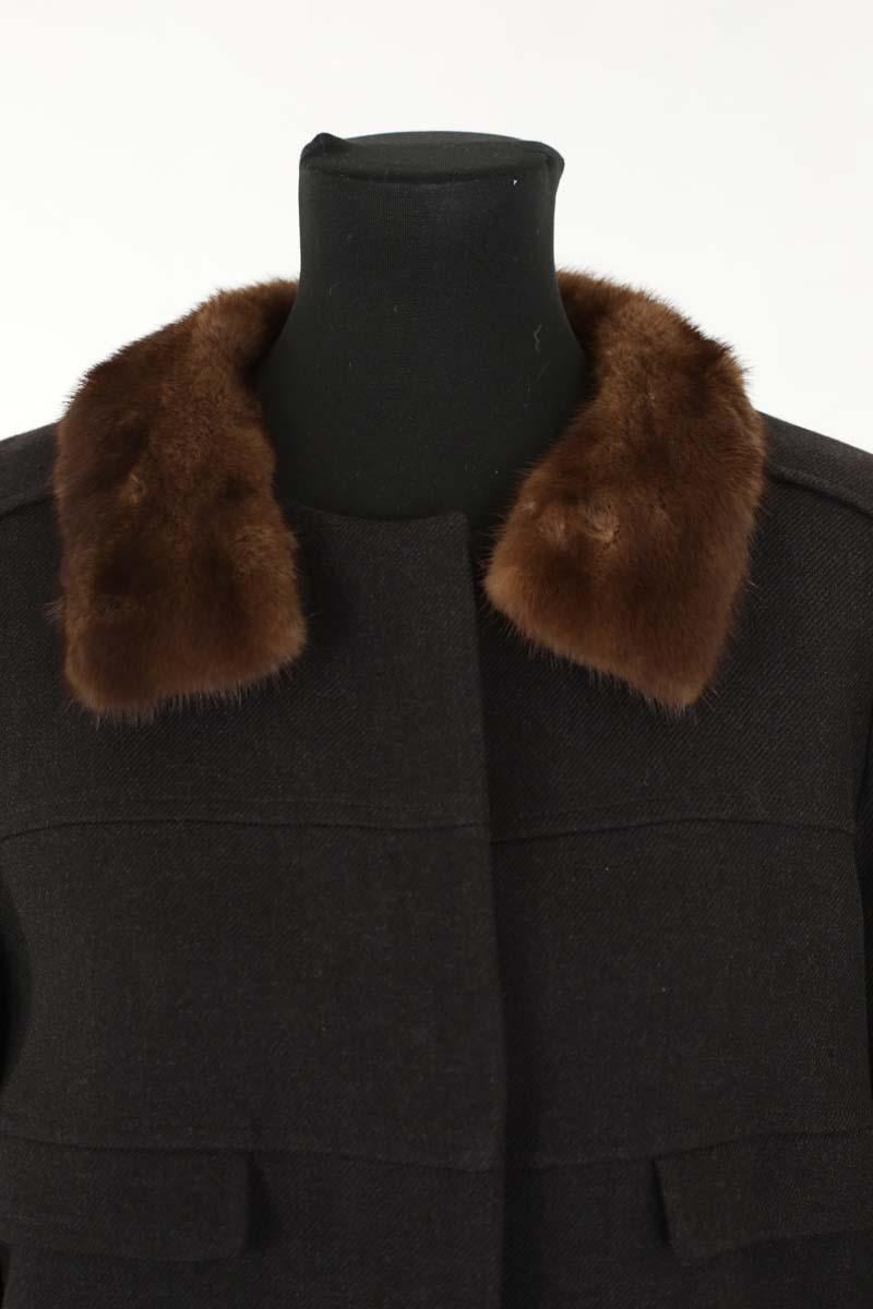 Crinkle dress TARA JARMON - Seconde Main Brown