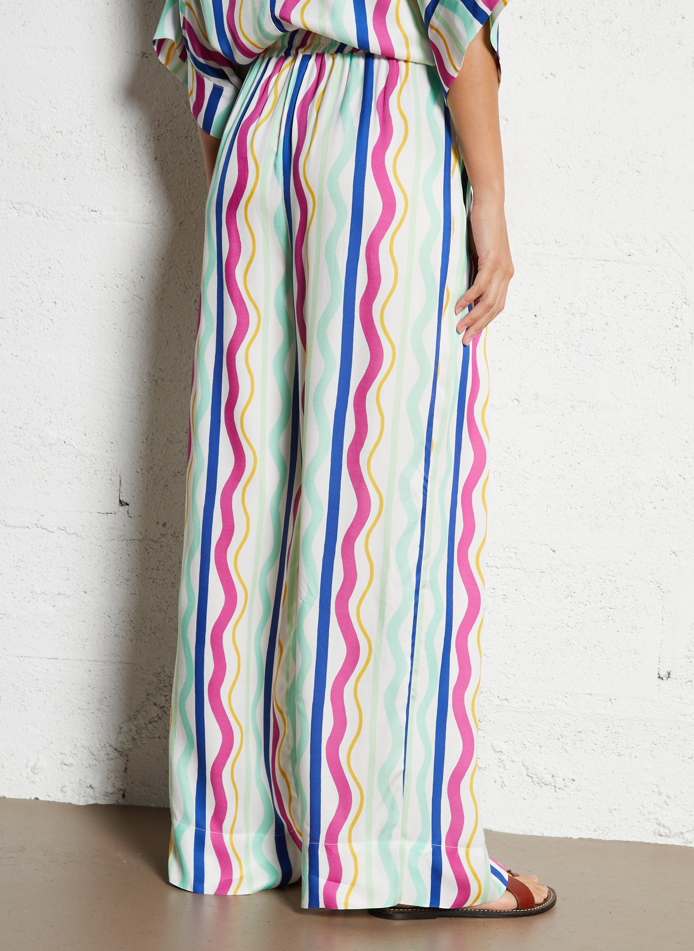 Straight striped trousers  ELISE CHALMIN Multicolored