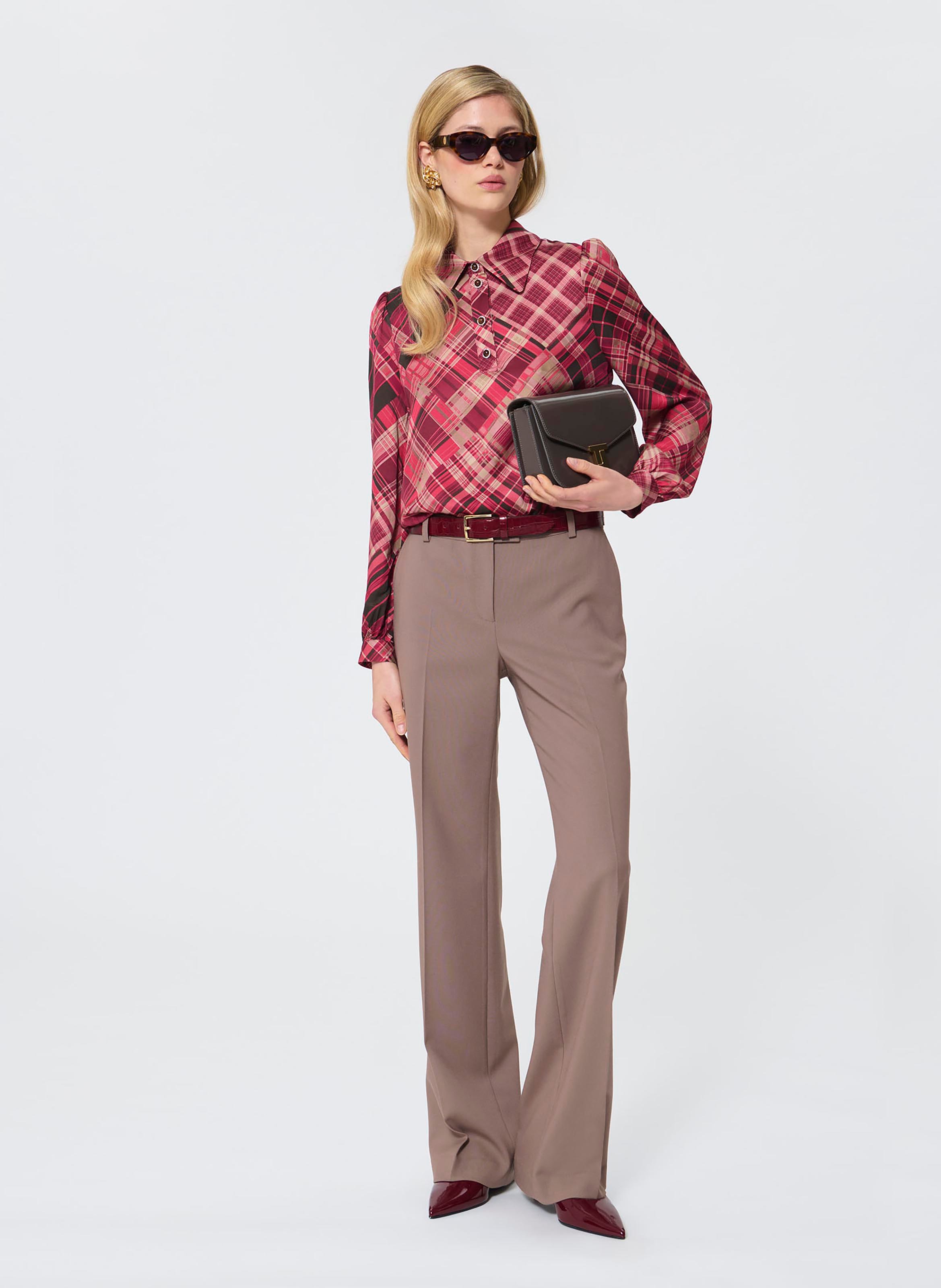 Klassieke broek TARA JARMON Beige