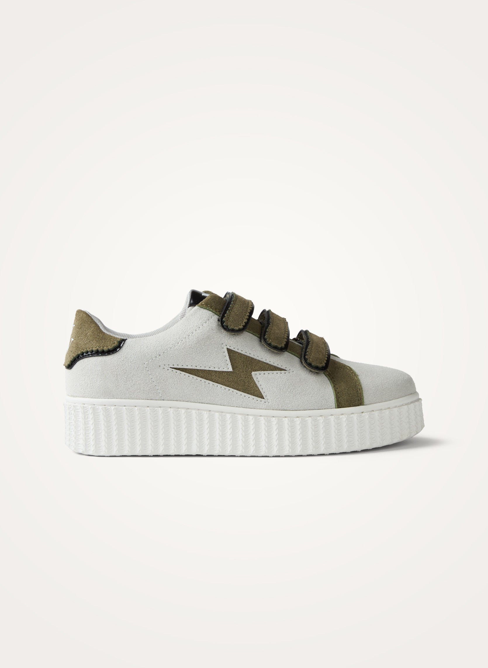 Baskets basses à scratchs festonnés VANESSA WU