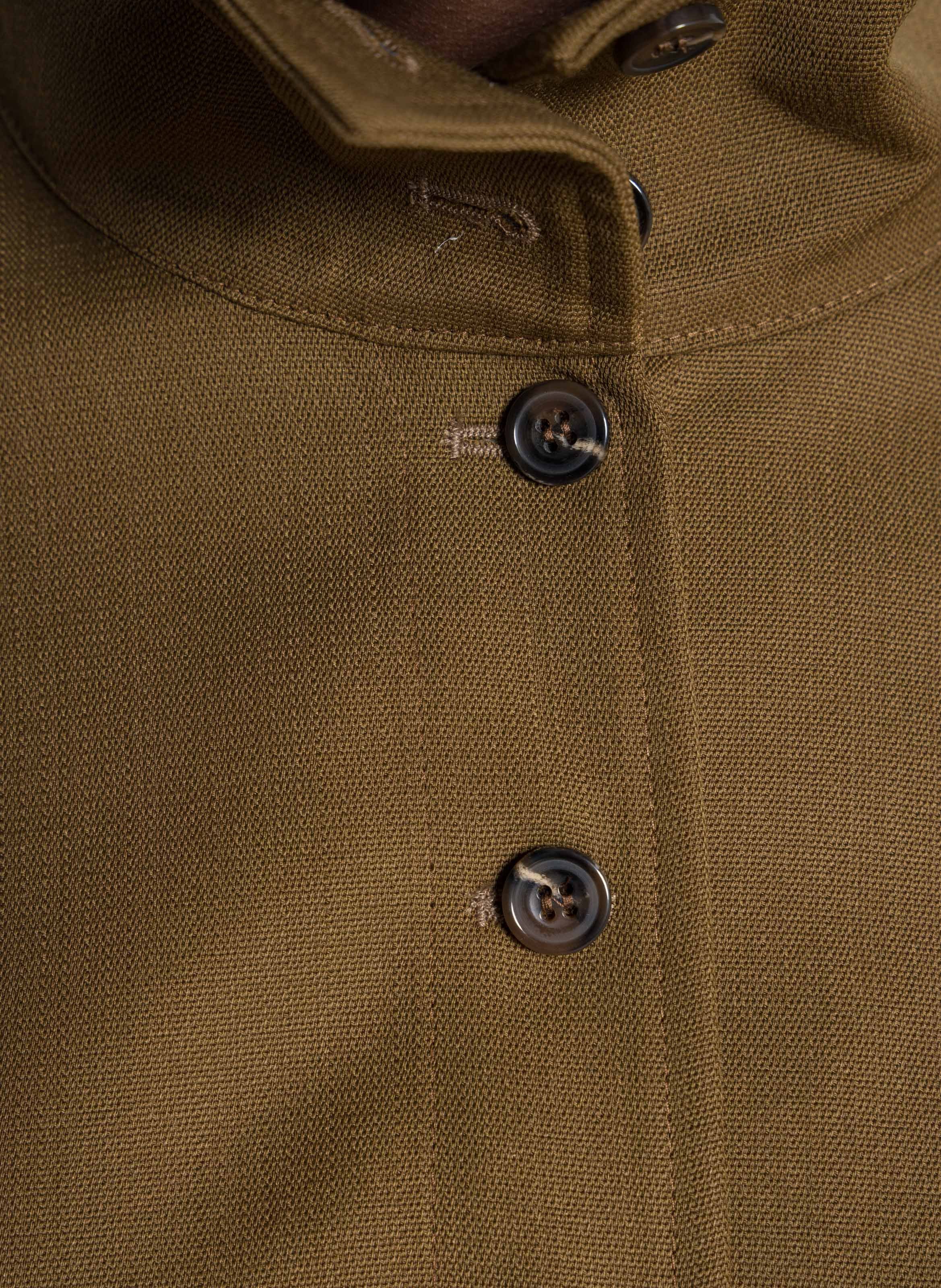 High-neck jacket SOEUR Khaki